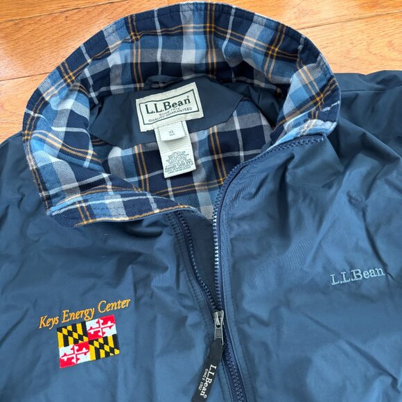 Vtg LL Bean‎ Plaid Blanket Lined Jacket Mens XL Insulated Grandpa Jacket Outdoor - Picture 3 of 8